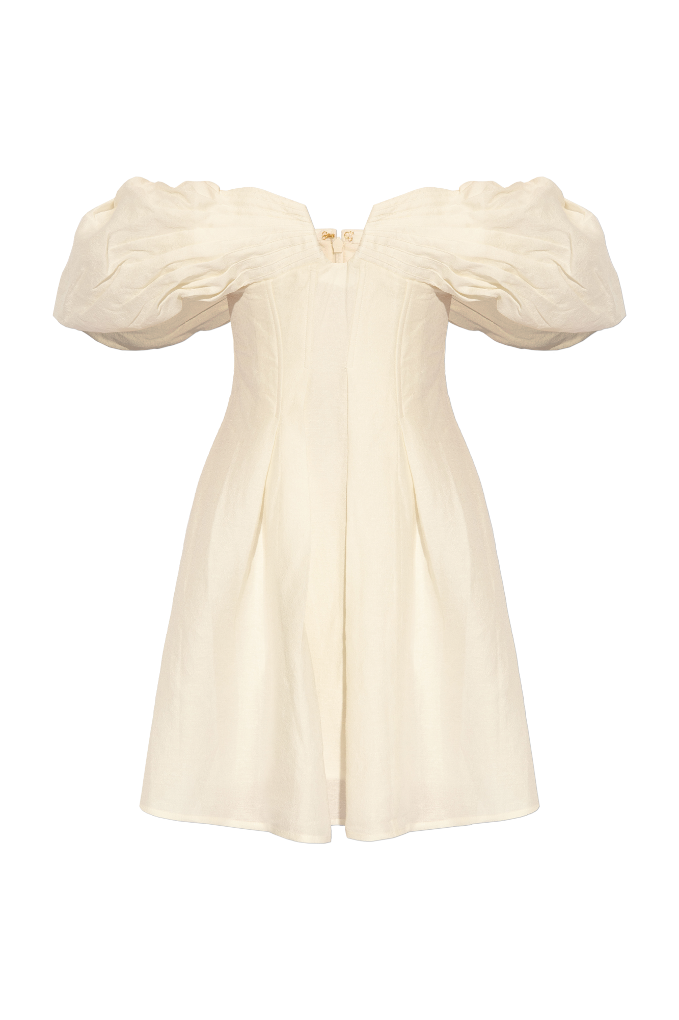 アトリエGG ReMAKE PUFF SLEEVE ホワイト Layered Puff Sleeve Dress — Blush – La Garçonne